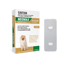 Load image into Gallery viewer, NEOMAX Allwormer Tablets for small dogs &amp; puppies  (2 Tablets)