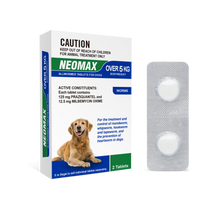 Load image into Gallery viewer, NEOMAX All wormer tablets for dogs over 5kg  (2 tablets)