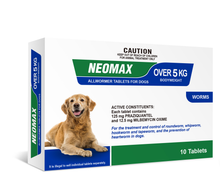 Load image into Gallery viewer, NEOMAX All wormer tablets for dogs over 5kg  (10 pack)