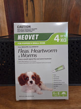 Load image into Gallery viewer, NEOVET for Puppies &amp; Small dogs up to 4kg  (6pk)