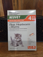 Load image into Gallery viewer, NEOVET for Kittens &amp; Small cats up to 4kg  (6pk)